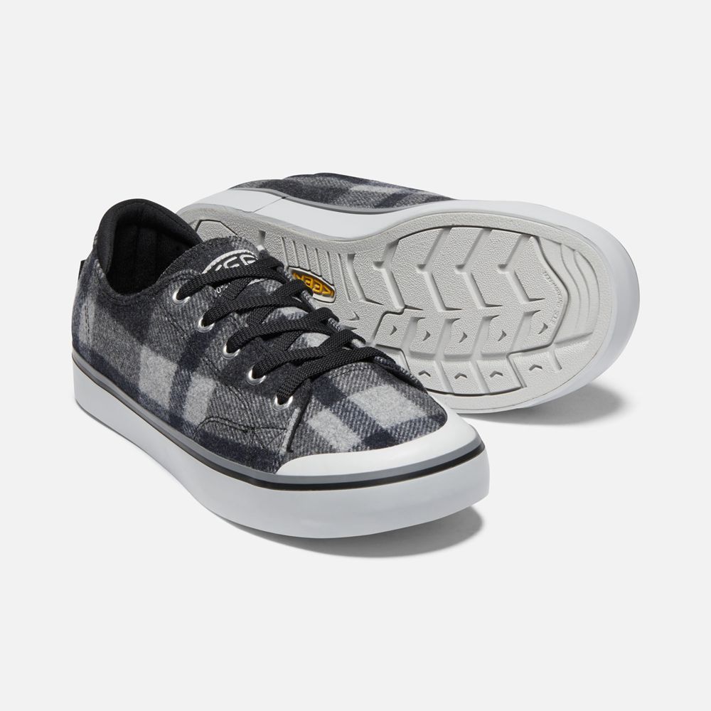 Zapatos de lona Keen Mexico Grises/Negros - Mujer Elsa Iii Plaid Sneaker - SL3025798